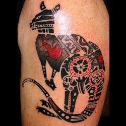 Maori Kangaroo Tattoo