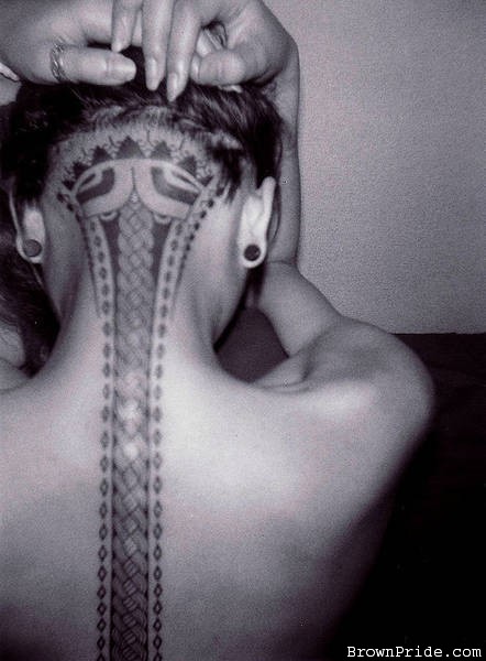 Samoan Spine Tattoo