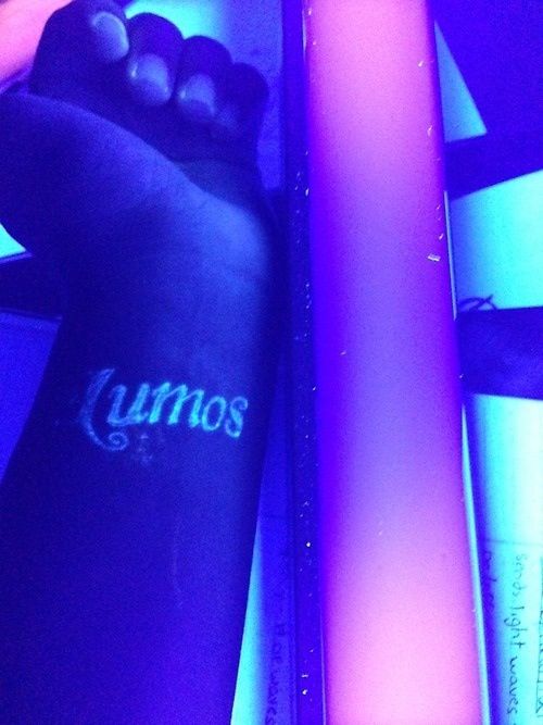 Umos Light Tattoo On Left Wrist