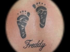 Treddy Footprints Tattoo
