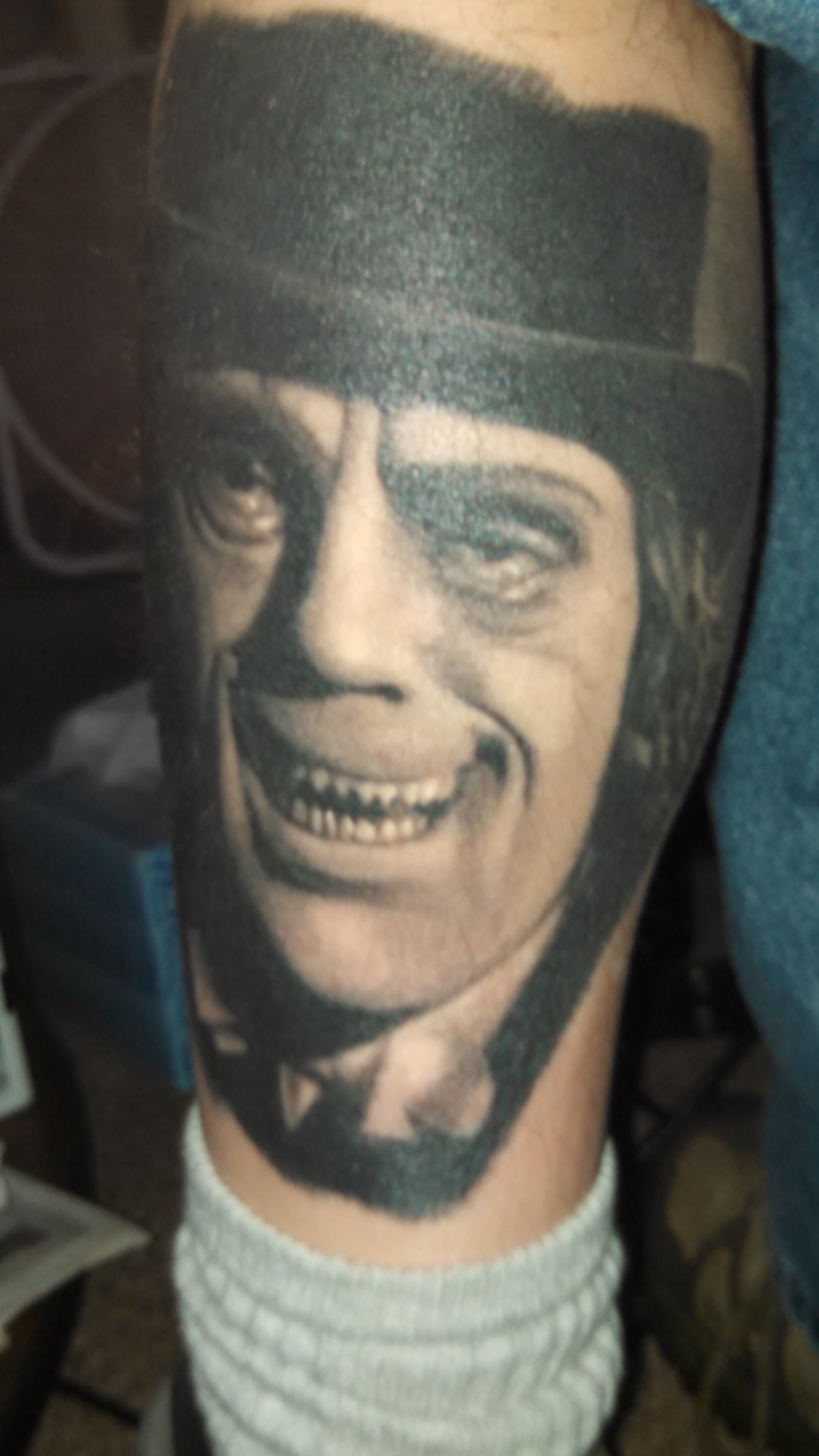 Lon Chaney London After Midnight Gene Kirchner Tattoo