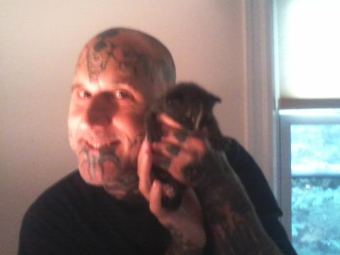 Man With Face Tattoo