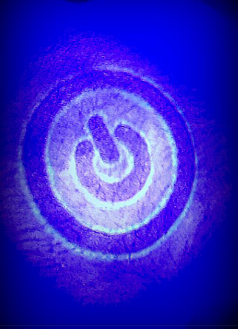 U.V Power Button Tatoo