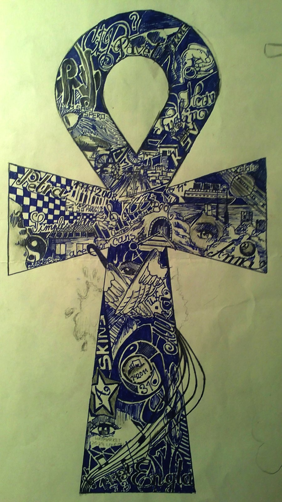 Wonderful Ankh Tattoo Design