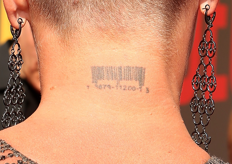 Nape Barcode Tattoo