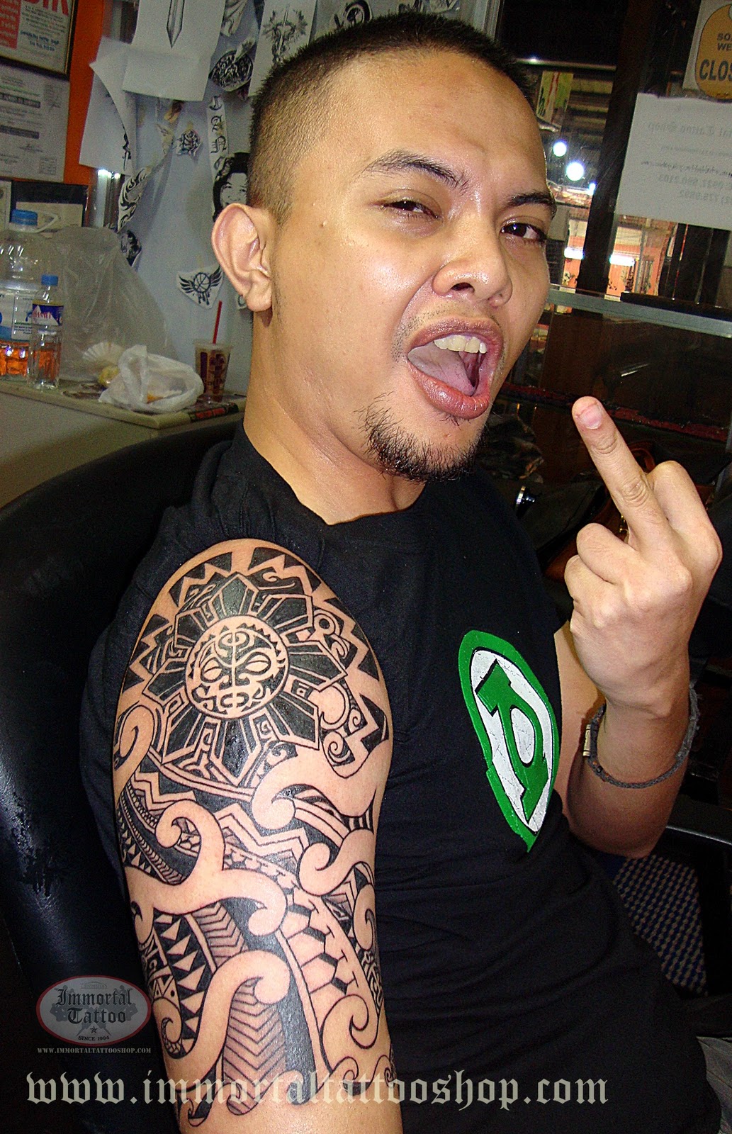Right Half Sleeve Filipino Tattoo