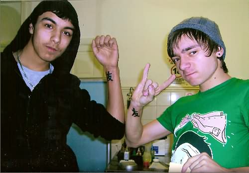 Friendship Tattoo On Wrist