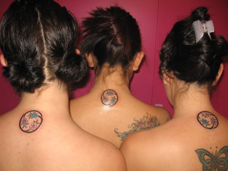Pretty Friendship Tattoo On Back