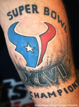 Super Bowl Champion Texas Tattoo