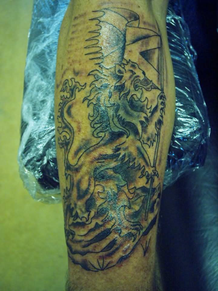 Griffin Arm Tattoo