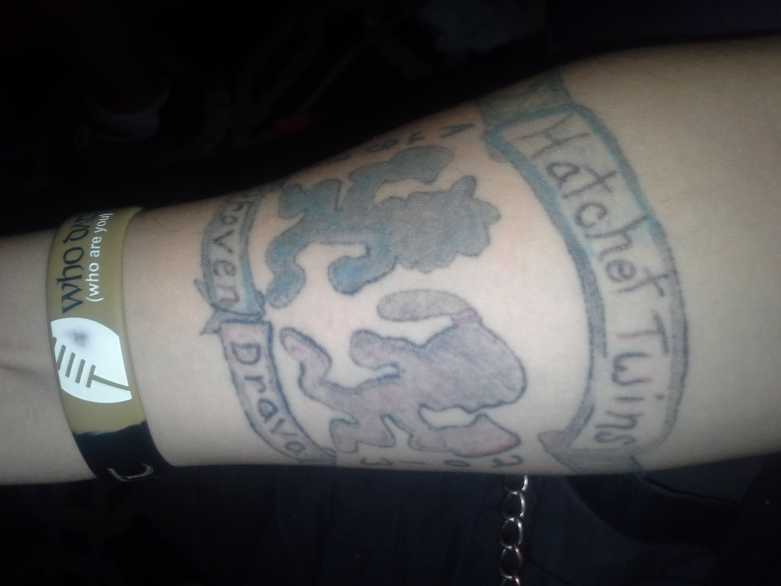 Hachet Twins ICP Family Tattoo On Arm