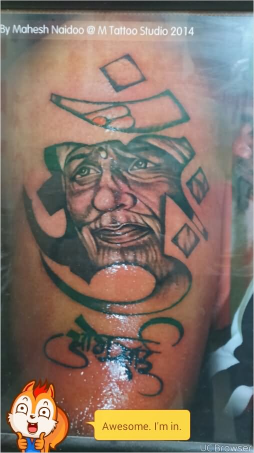 Om Sai Tattoo Design