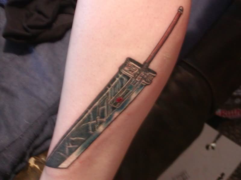 Sword Tattoo On Arm