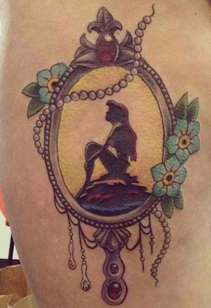 Traditional Little Mermaid Tattoo by Tamid