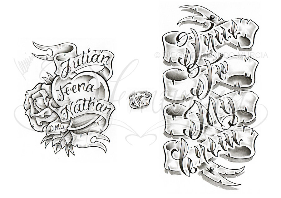 Banner Tattoo Designs Idea By Dfmurcia