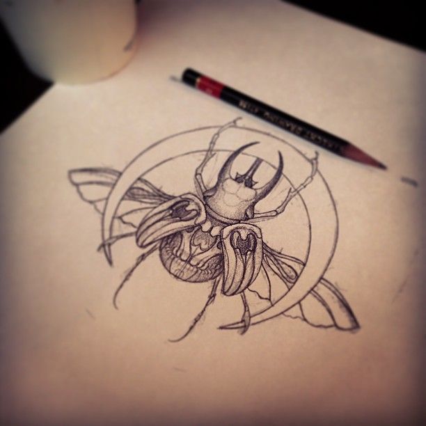 Bug Tattoo Design Flash