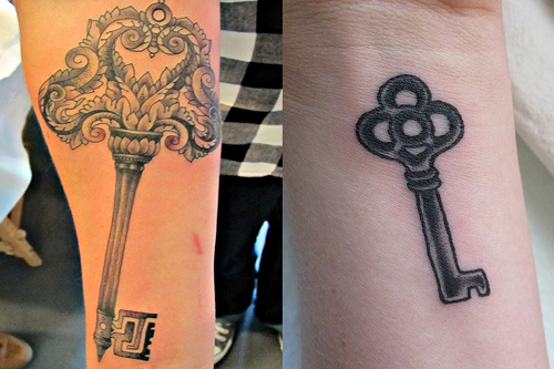 Beautiful Key Tattoo Design Ideas