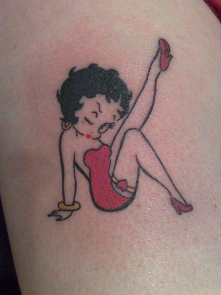 Burlesque Betty Tattoo Image