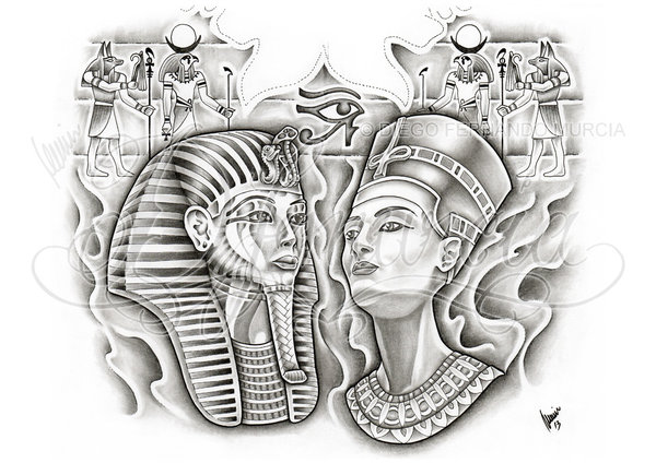 Egyptian Tattoo Designs by Dfmurcia