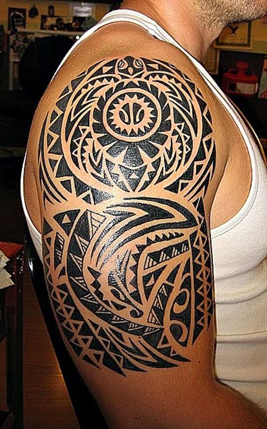 Hawaiian Tattoo Design Idea For Men
