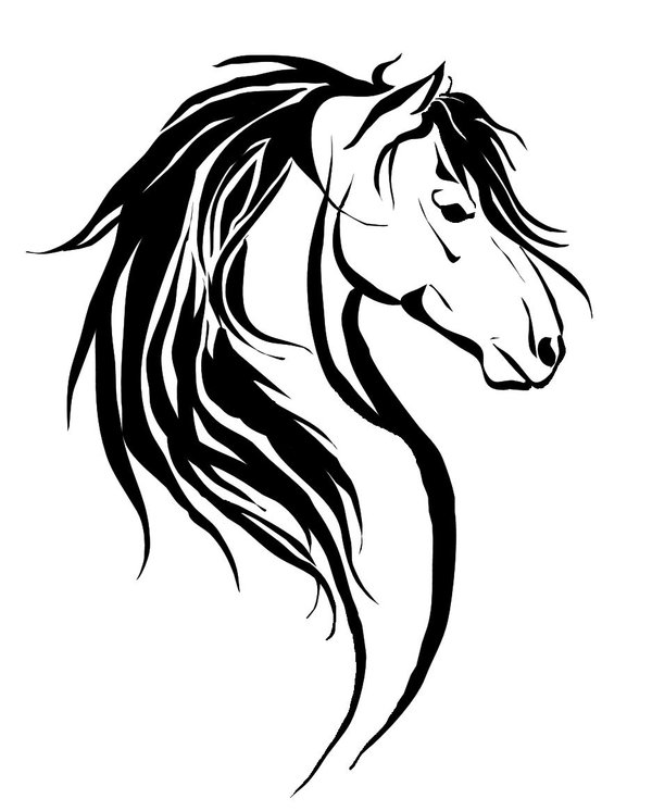 Horse Tattoo Design Idea by Demondes