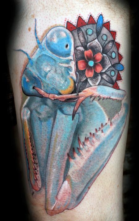 Mantis Tattoo Design Idea