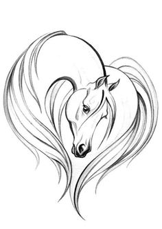 Nice Horse Tattoo Design