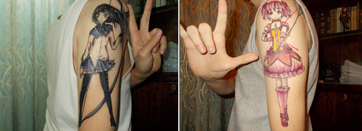 Anime Tattoo Designs For Half Sleeve