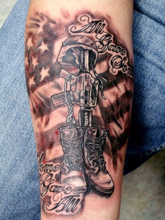 All Gave Some Army Tattoo For Men