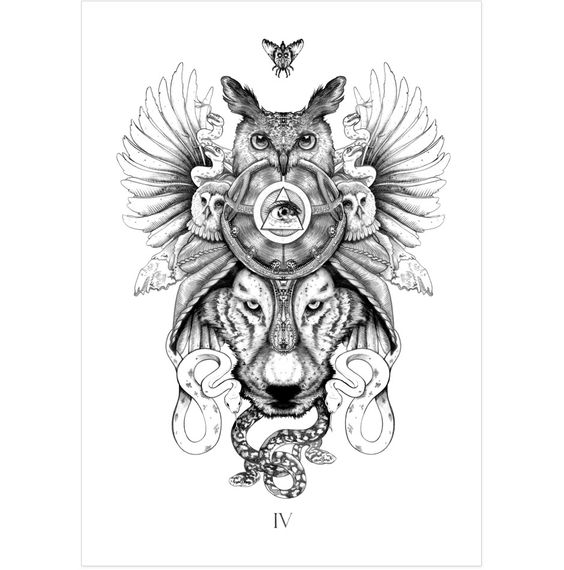 Mandala Animal Tattoo Designs