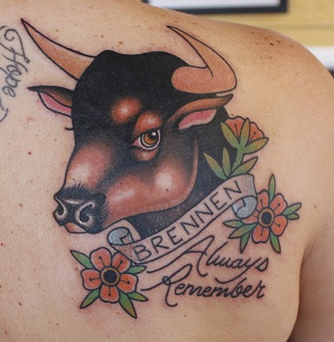 30+ Traditional Bull Tattoos