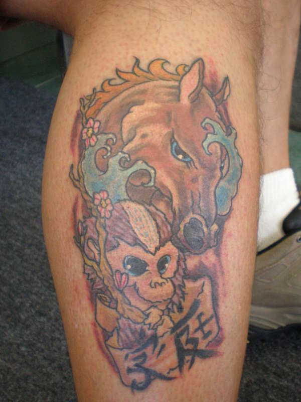 Water Horse Tattoo