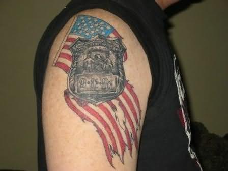 Best American Tattoo On Shoulder