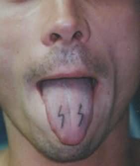 Extreme Tattoo On Tongue